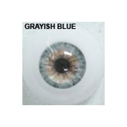 Yeux rond grayish blue