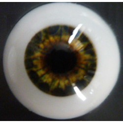 Yeux rond glastic hazel vert