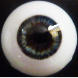 Yeux rond glastic dark gray