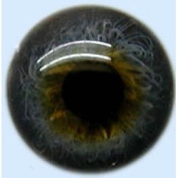 Yeux cristal bleu gris