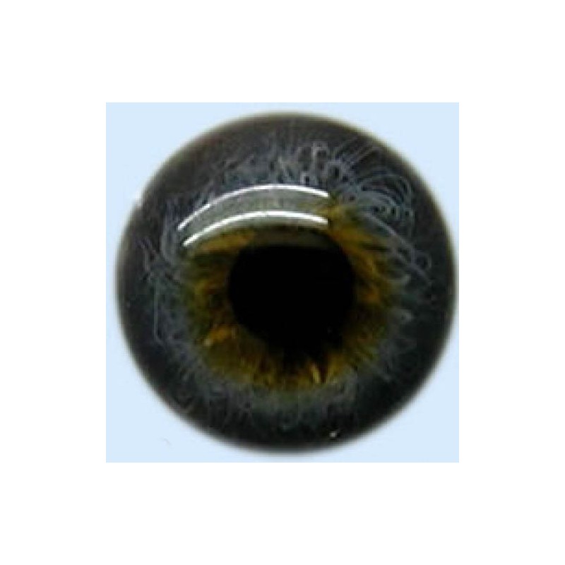 Yeux cristal bleu gris